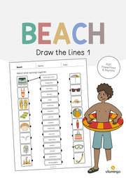 de englisch beach draw the lines 1 001