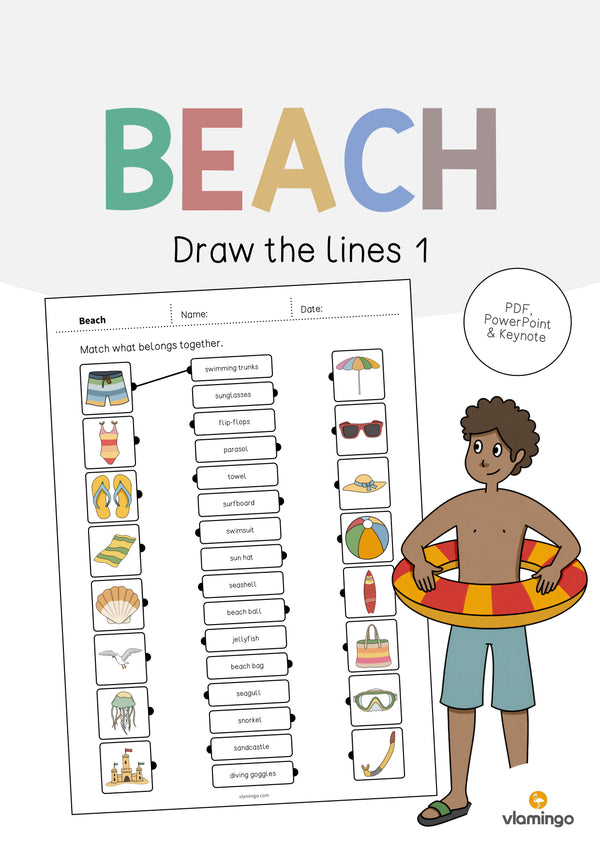 de englisch beach draw the lines 1 001