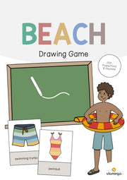 de englisch beach drawing game 001