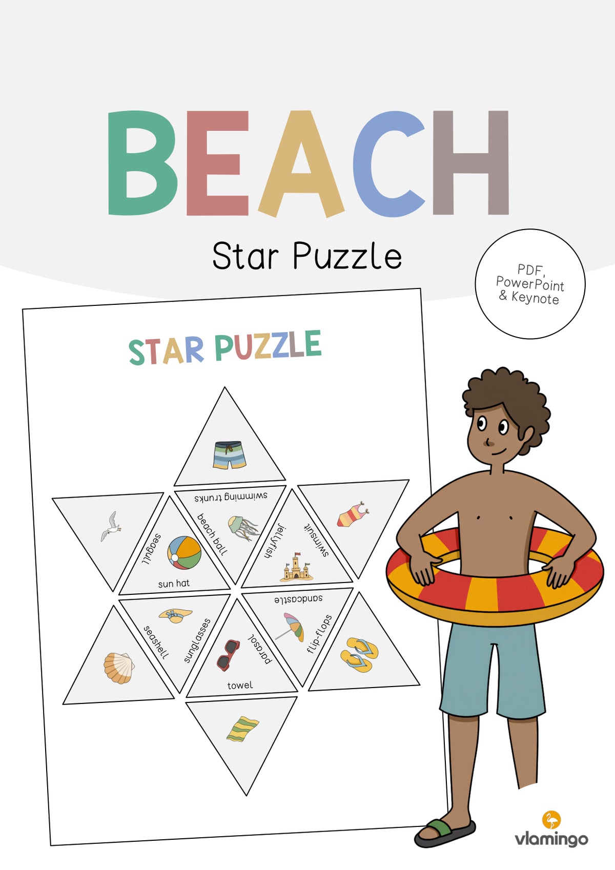 de englisch beach star puzzle 001
