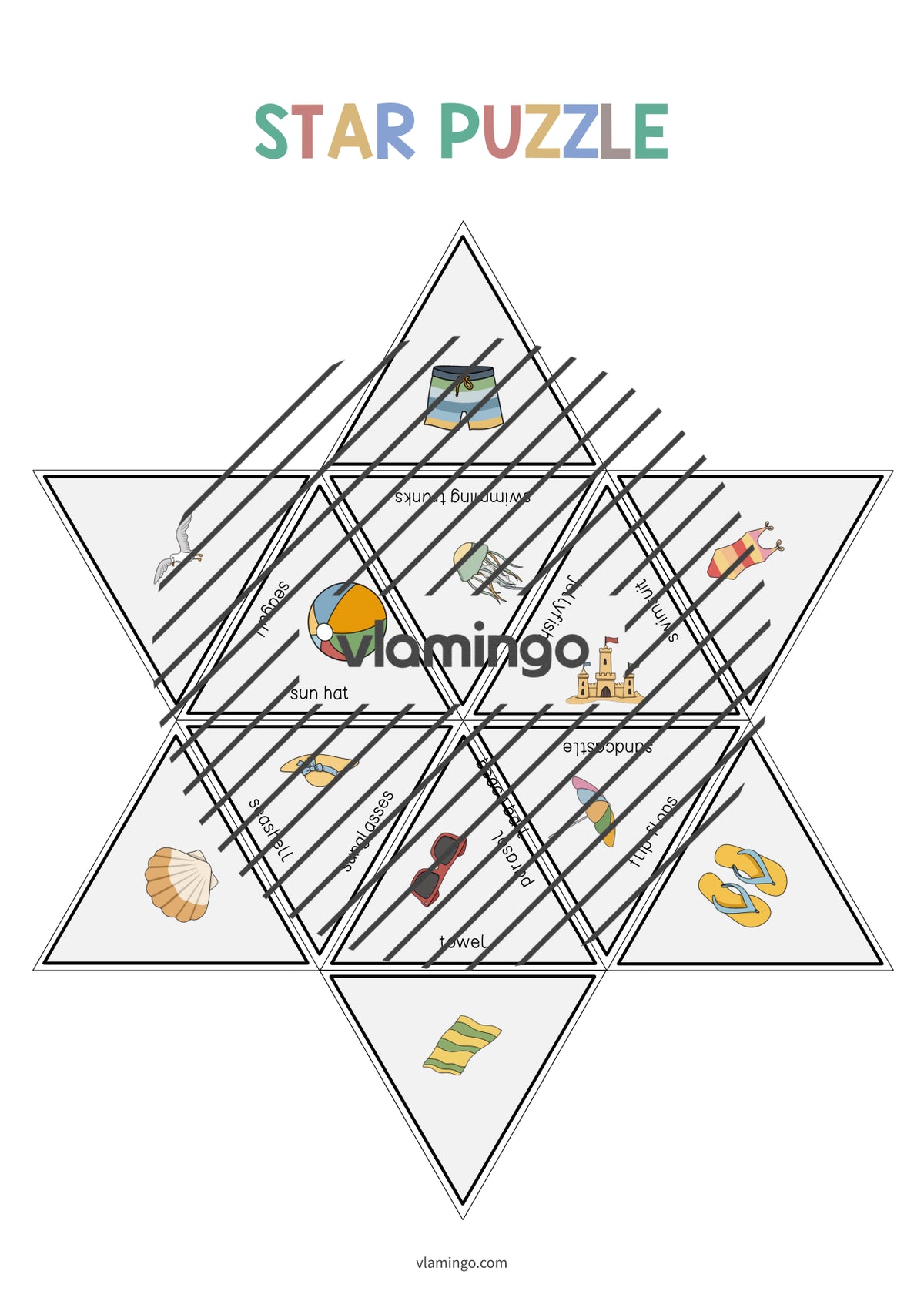 de englisch beach star puzzle 010