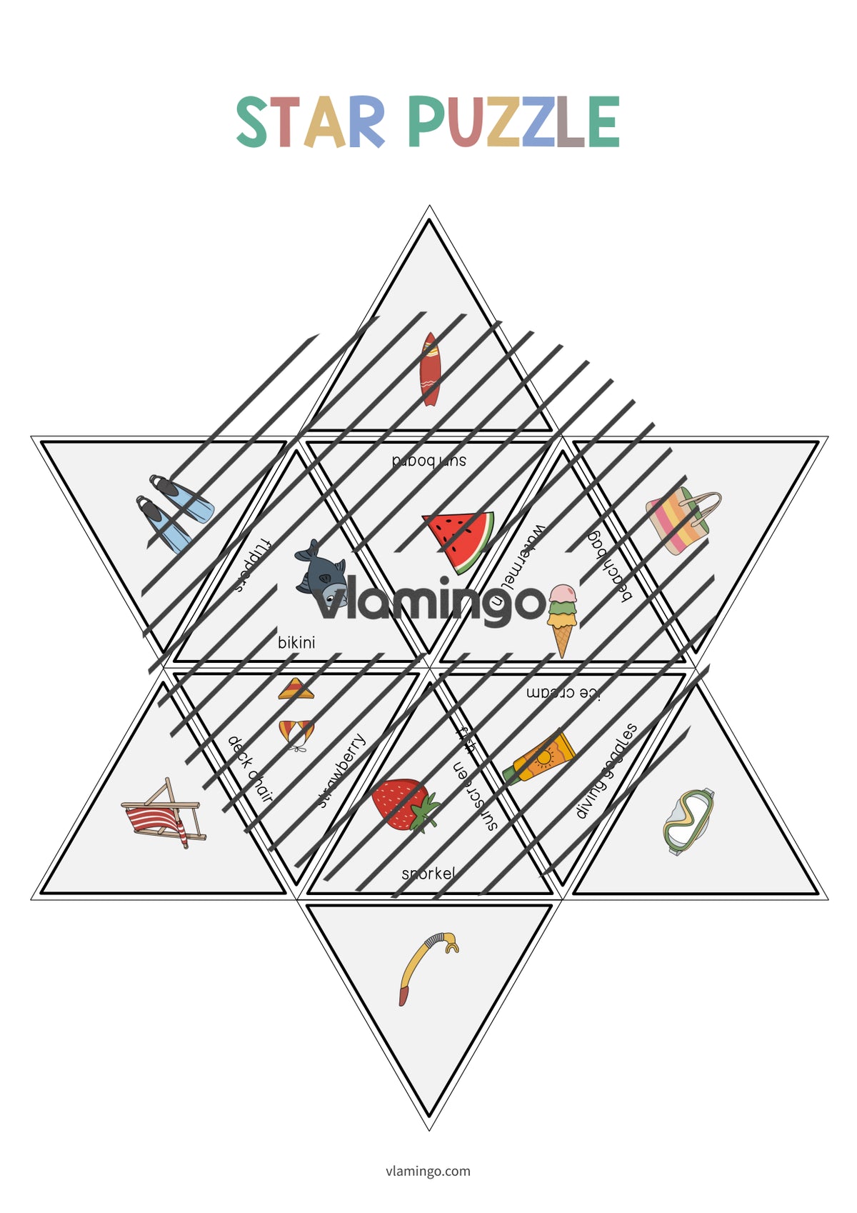 de englisch beach star puzzle 011