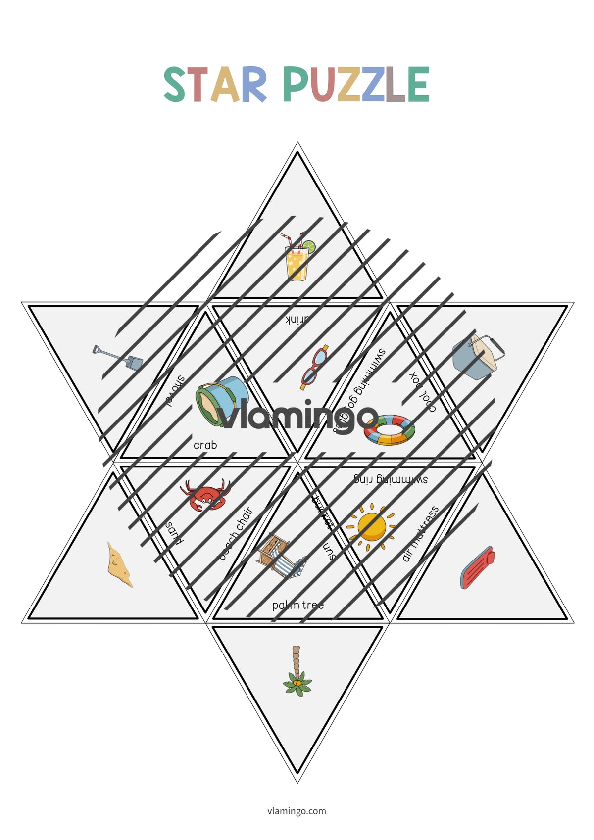 de englisch beach star puzzle 012