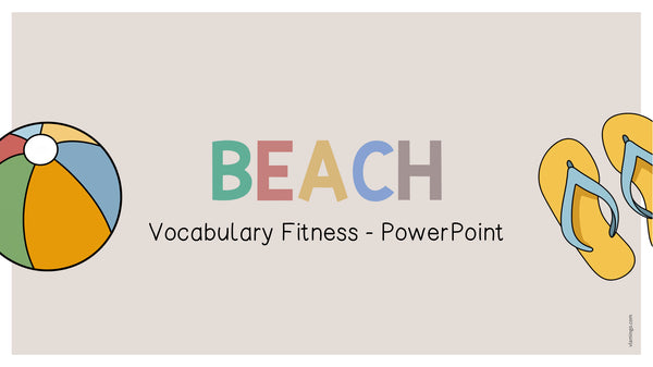 de englisch beach vocabulary fitness powerpoint 001