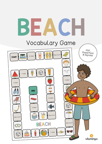 Beach / Strand: Vocabulary Game (Englisch)