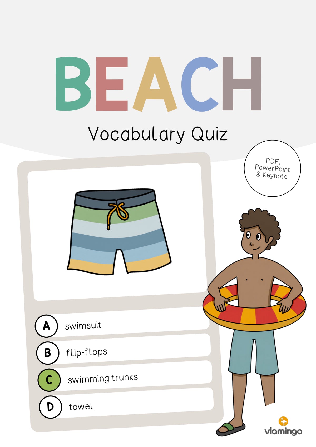 de englisch beach vocabulary quiz 001