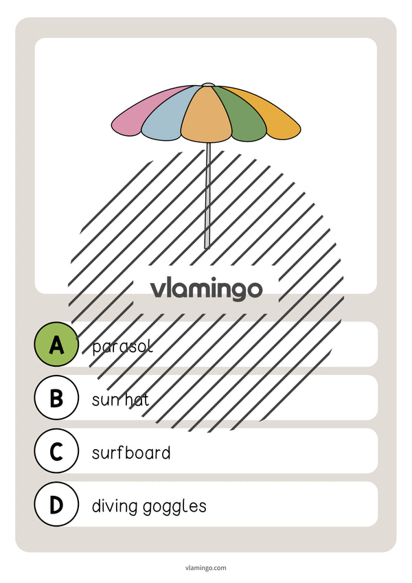 de englisch beach vocabulary quiz 022