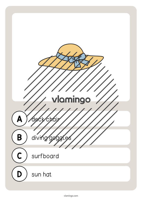 de englisch beach vocabulary quiz 025