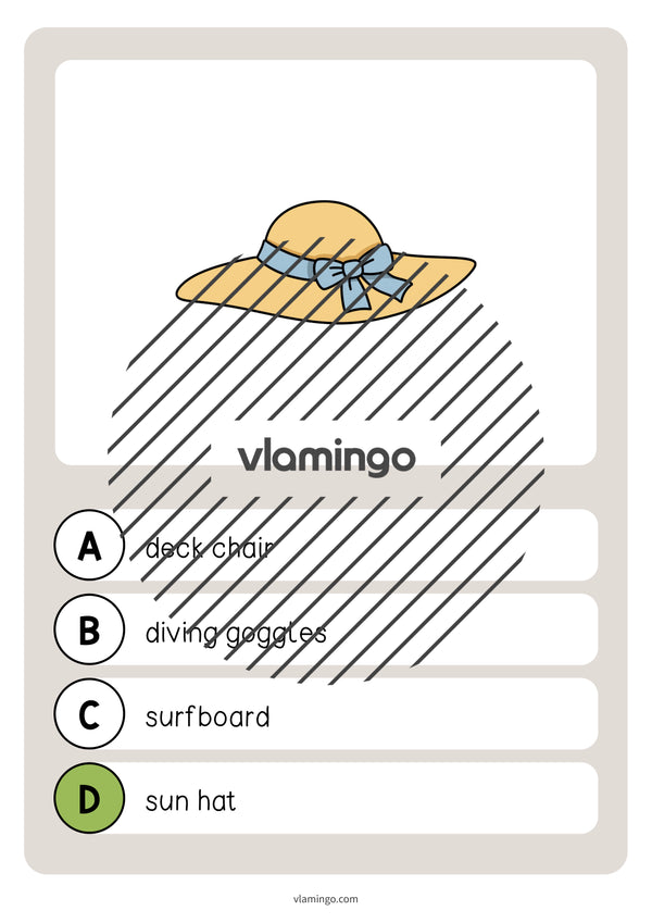 de englisch beach vocabulary quiz 026