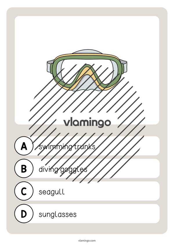 de englisch beach vocabulary quiz 033