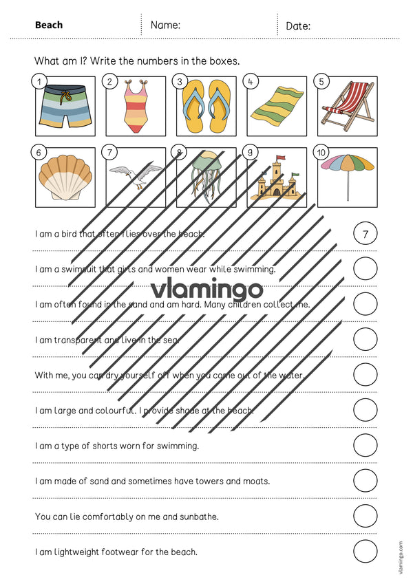 de englisch beach what am i worksheet 003