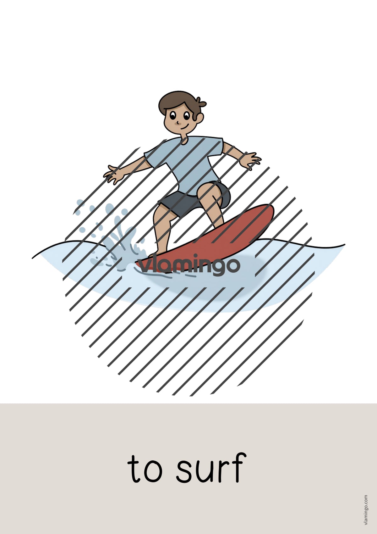 de englisch beach word and picture cards 059
