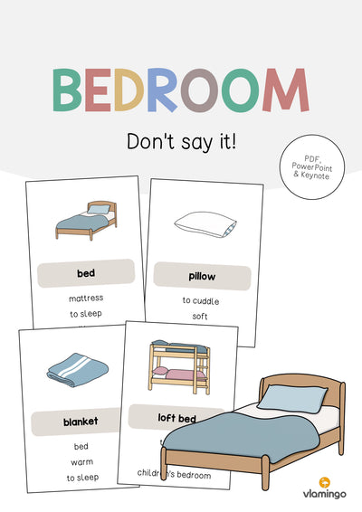 Bedroom / Schlafzimmer: Don’t say it! (Englisch)