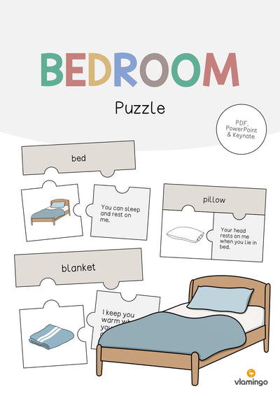 Bedroom / Schlafzimmer: Puzzle (Englisch)