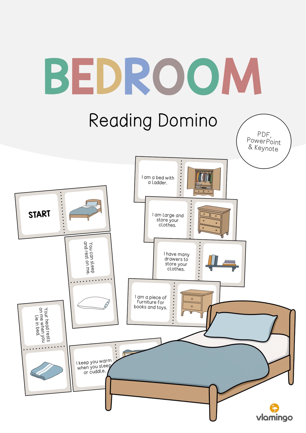 de englisch bedroom reading domino 001