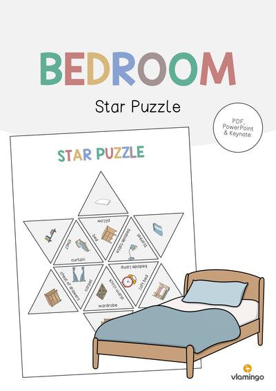 Bedroom / Schlafzimmer: Star Puzzle (Englisch)