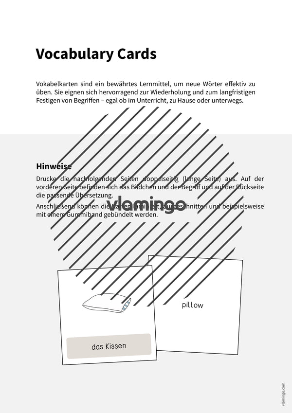 de englisch bedroom vocabulary cards 002