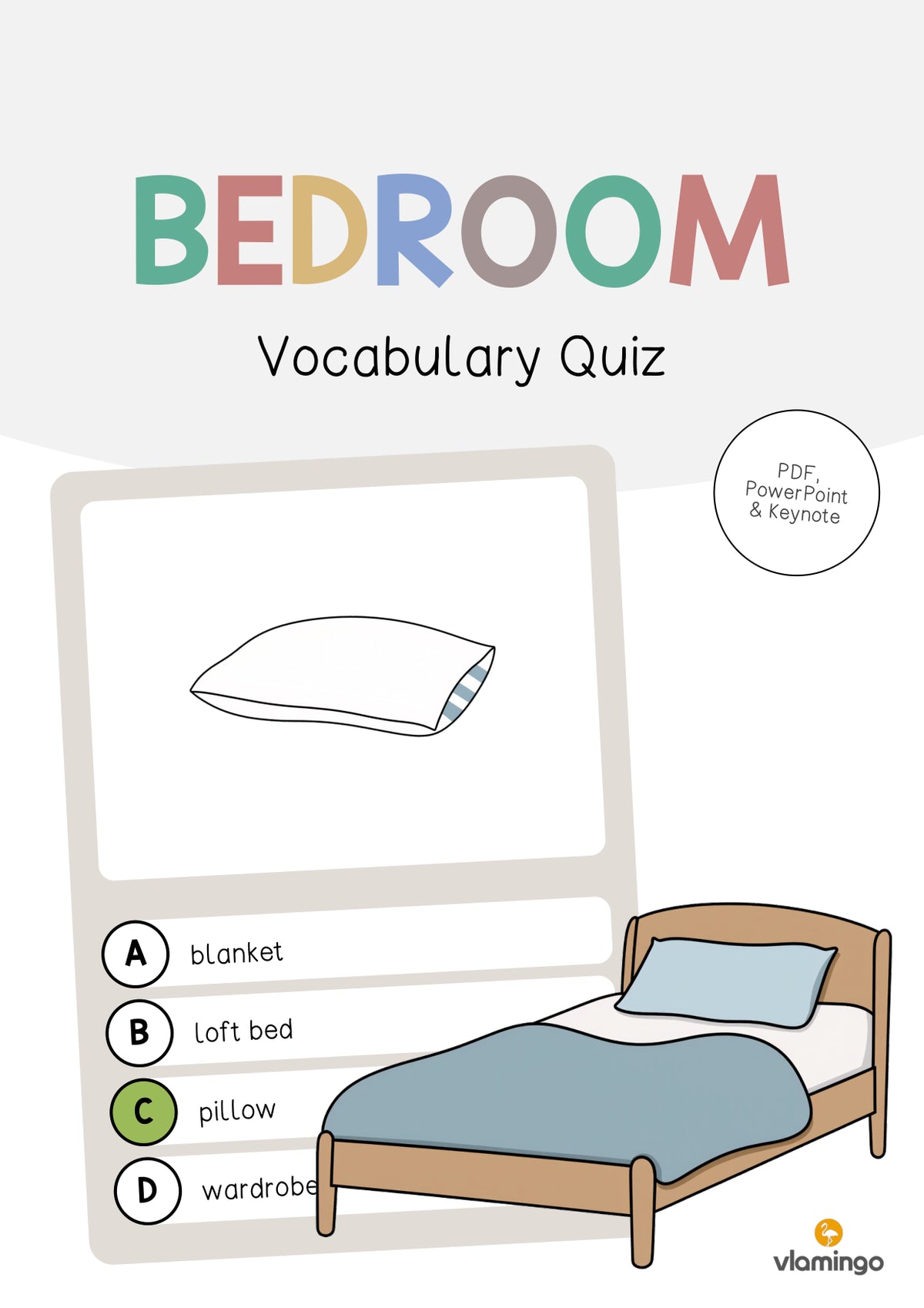 de englisch bedroom vocabulary quiz 001