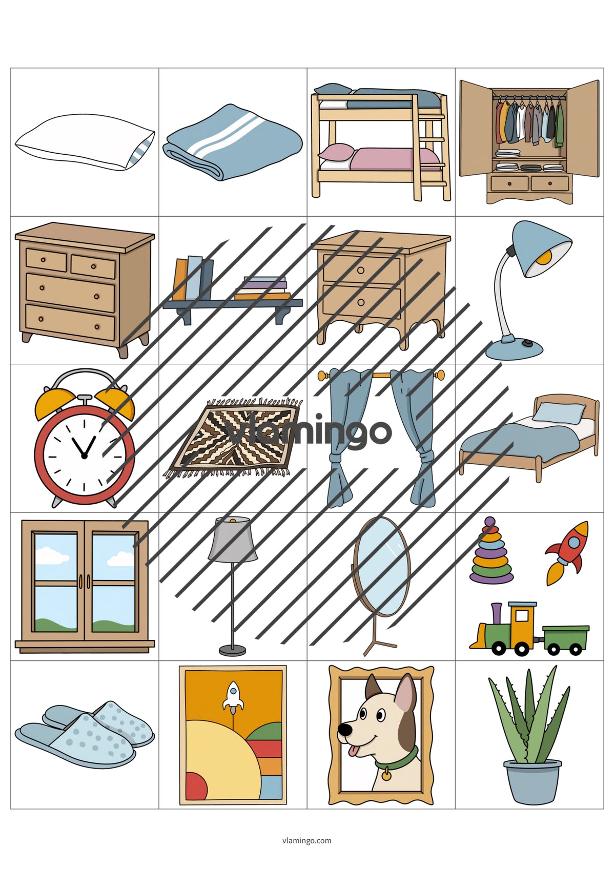 de englisch bedroom vocabulary wheel of fortune 015