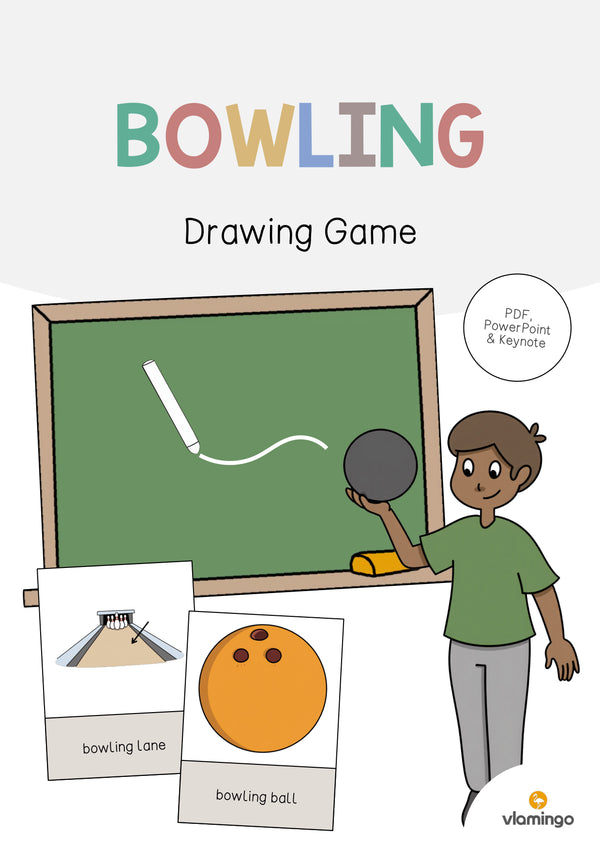de englisch bowling drawing game 001