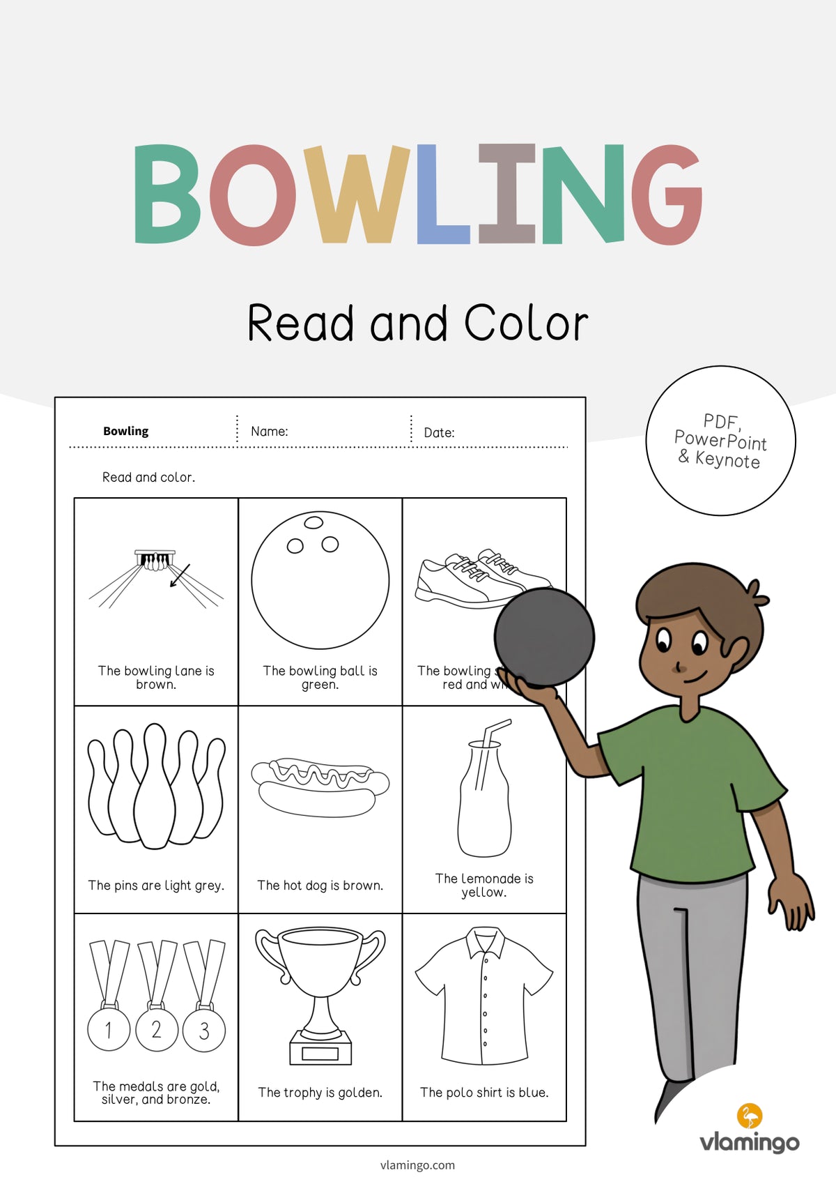 de englisch bowling read and color 2 001