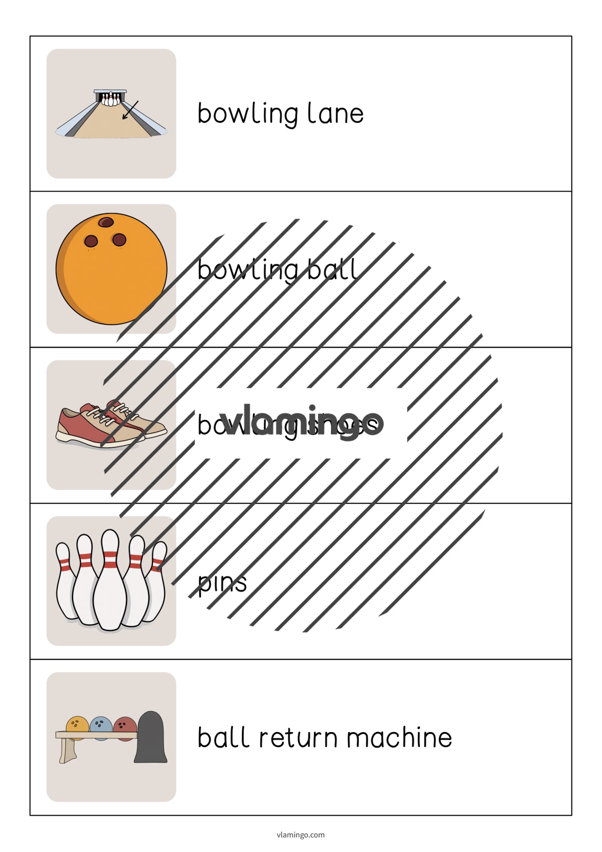 de englisch bowling running dictation 003