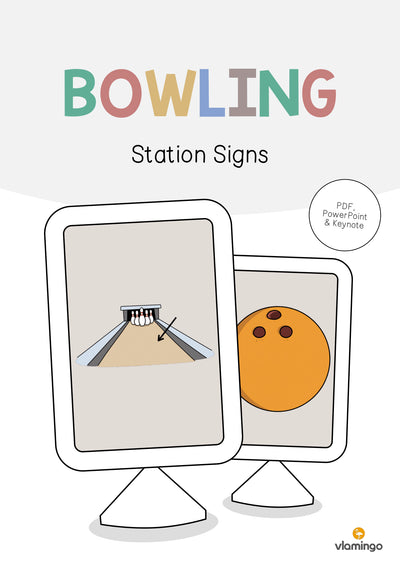 Bowling: Station Signs (Englisch)