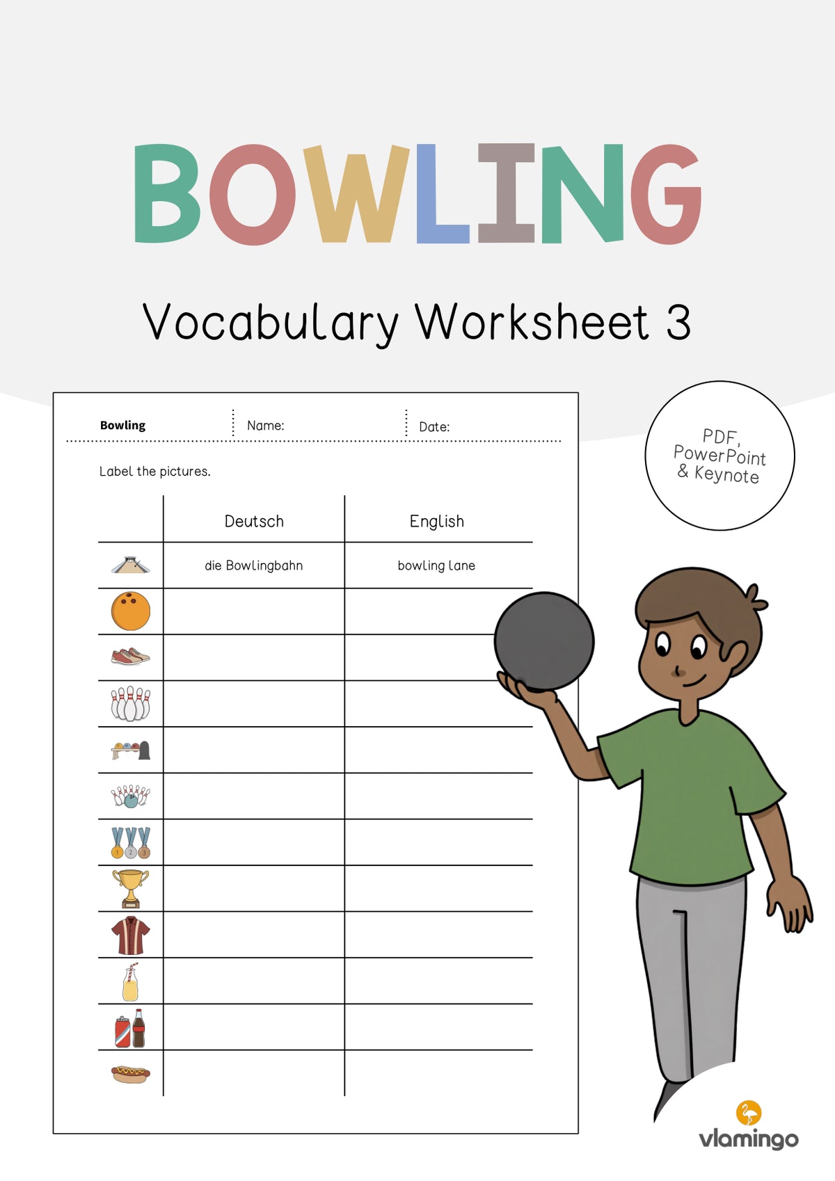 de englisch bowling vocabulary worksheet 3 001