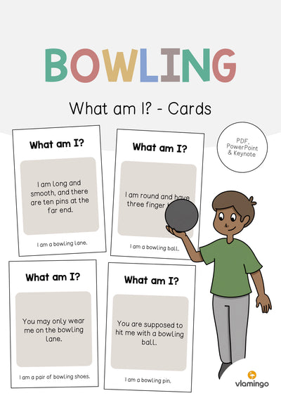 Bowling: What am I? - Cards (Englisch)