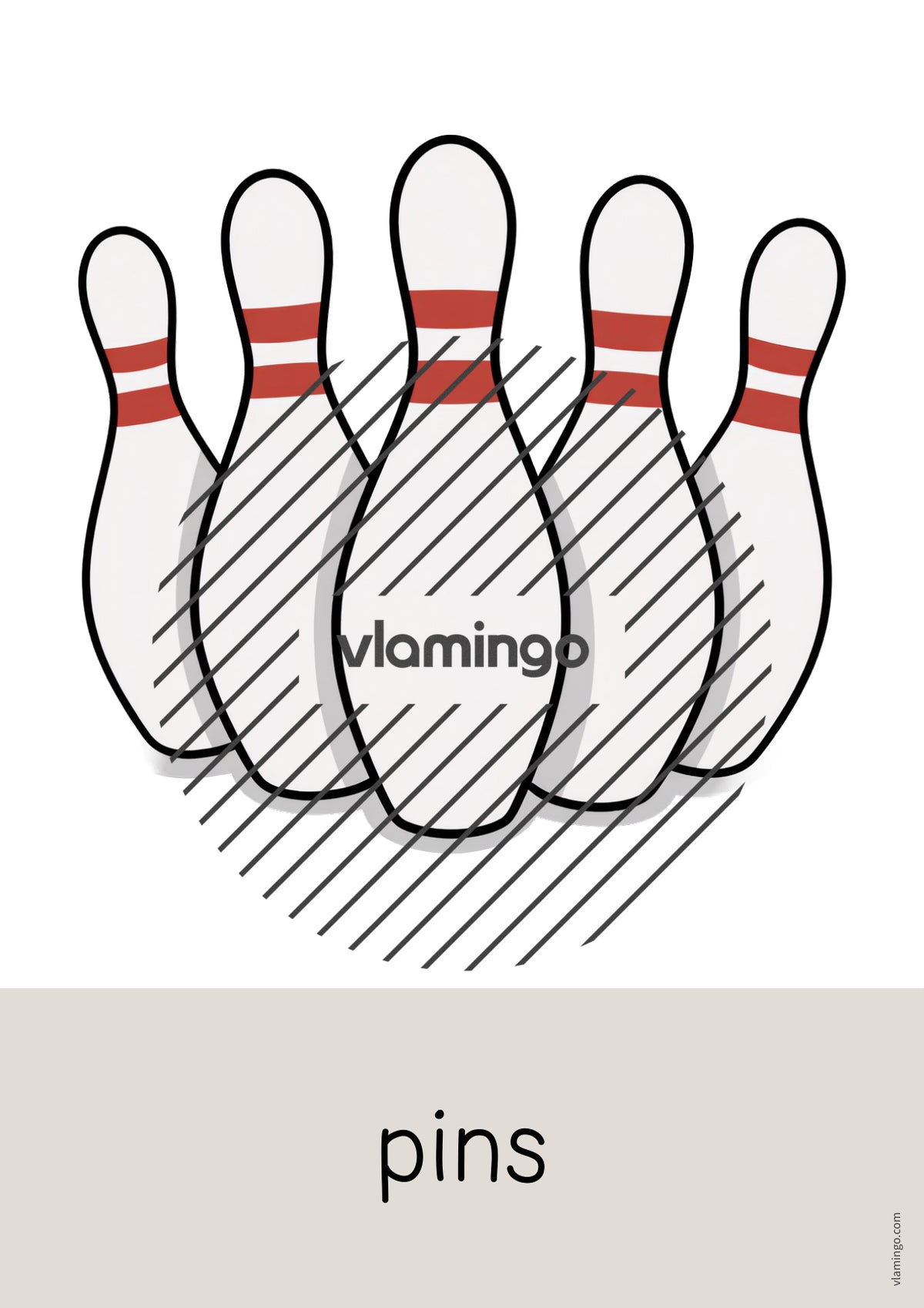de englisch bowling word and picture cards 006