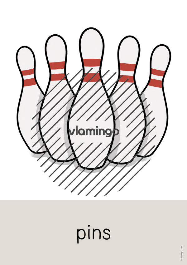de englisch bowling word and picture cards 006