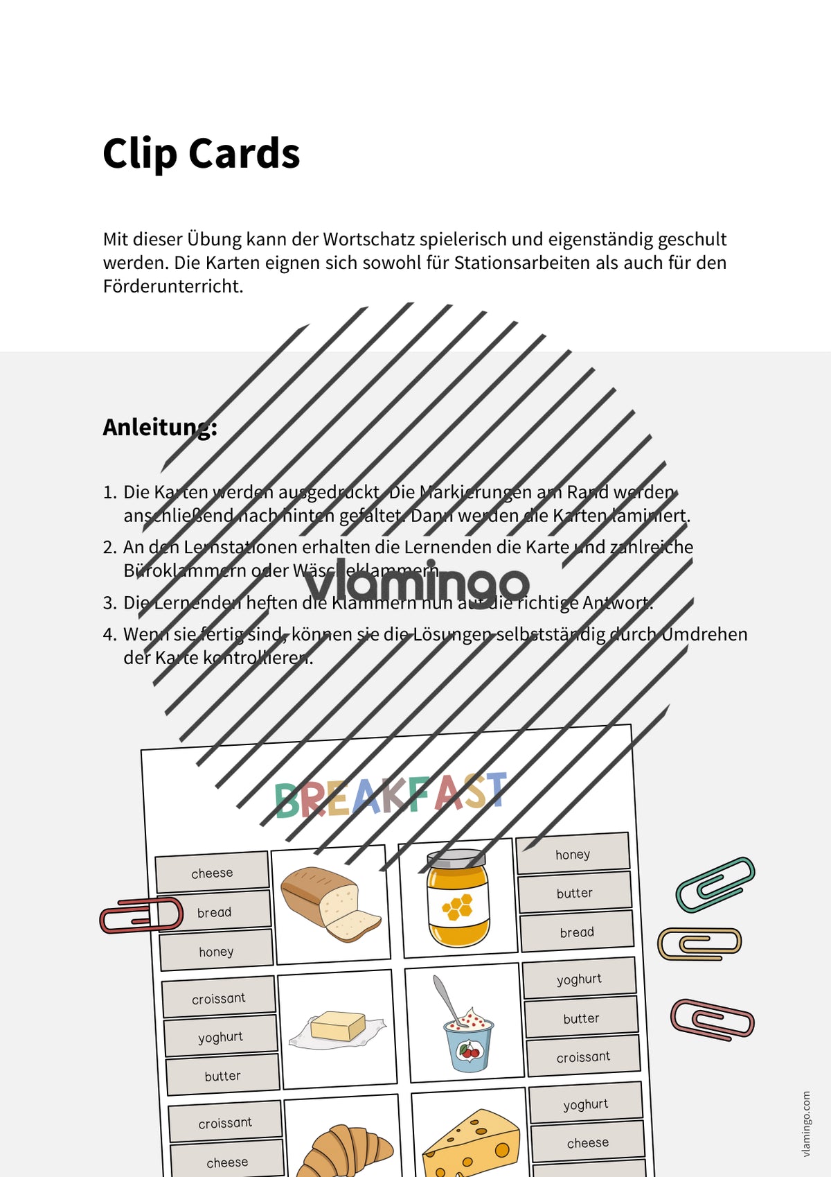 de englisch breakfast clip cards 002