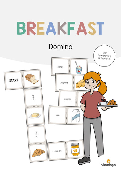 Breakfast / Frühstück: Domino (Englisch)