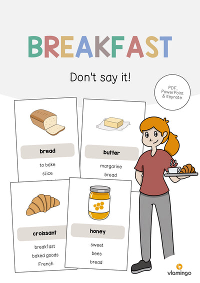 Breakfast / Frühstück: Don’t say it! (Englisch)