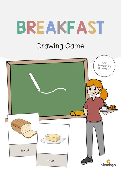 Breakfast / Frühstück: Drawing Game (Englisch)