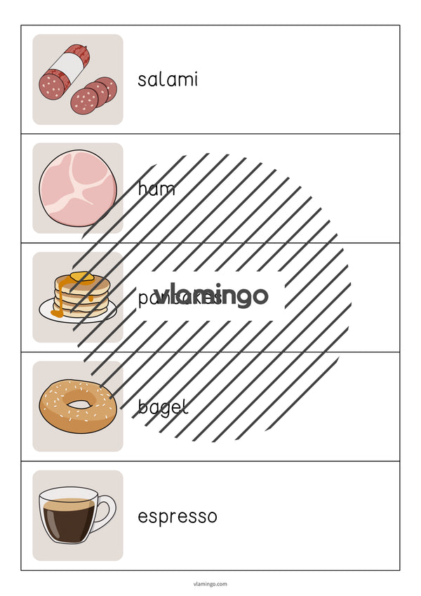 de englisch breakfast running dictation 007