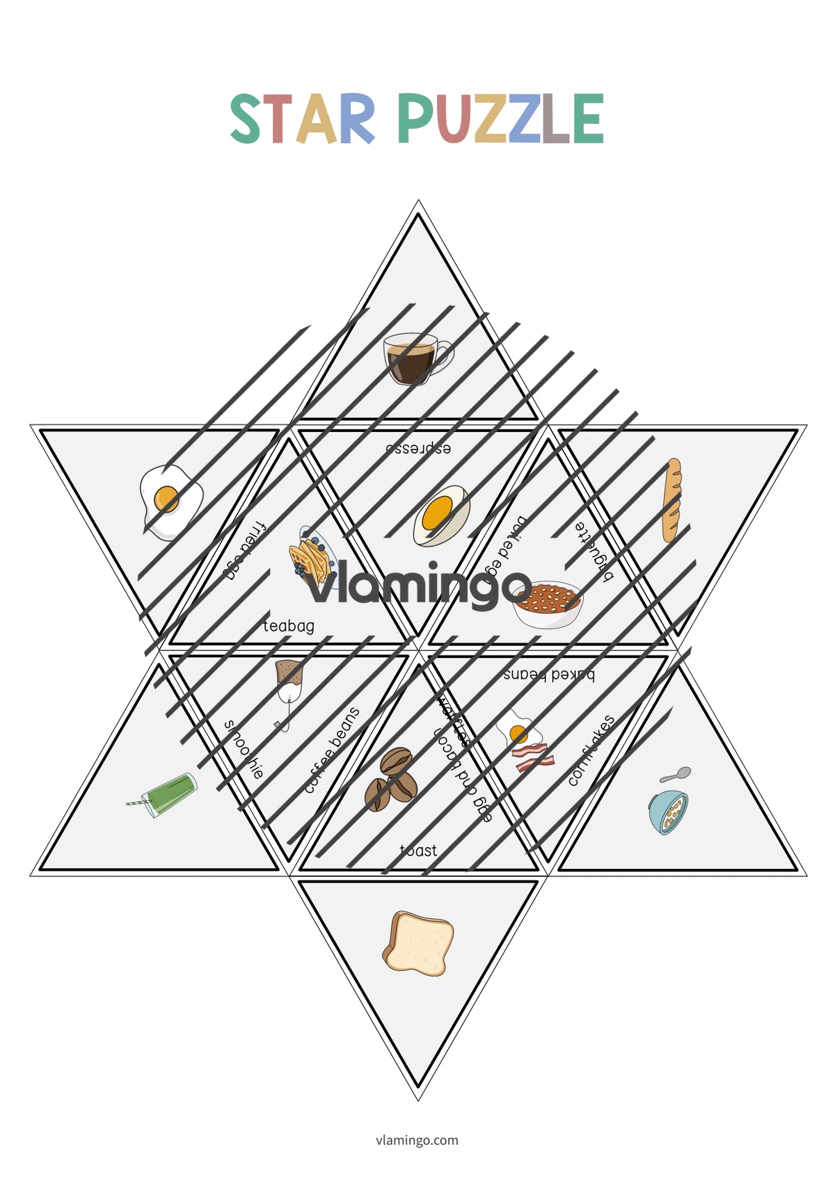 de englisch breakfast star puzzle 012