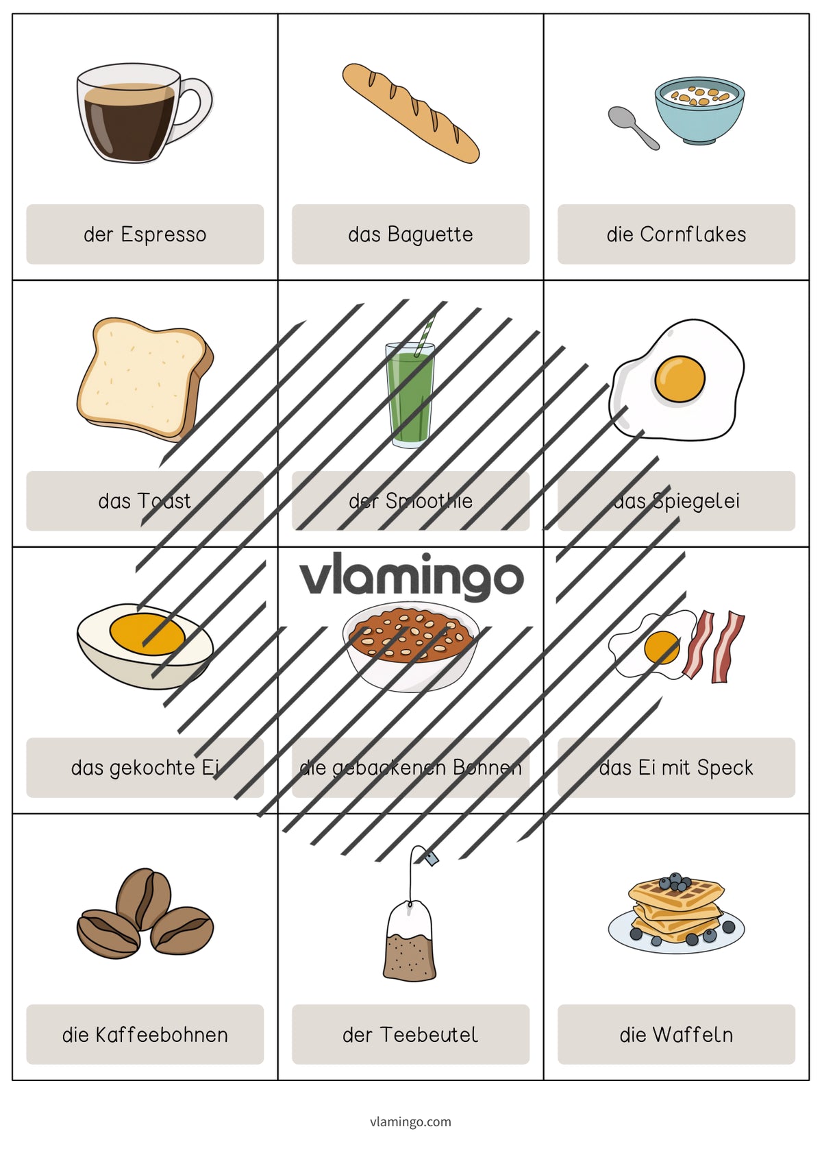 de englisch breakfast vocabulary cards 007
