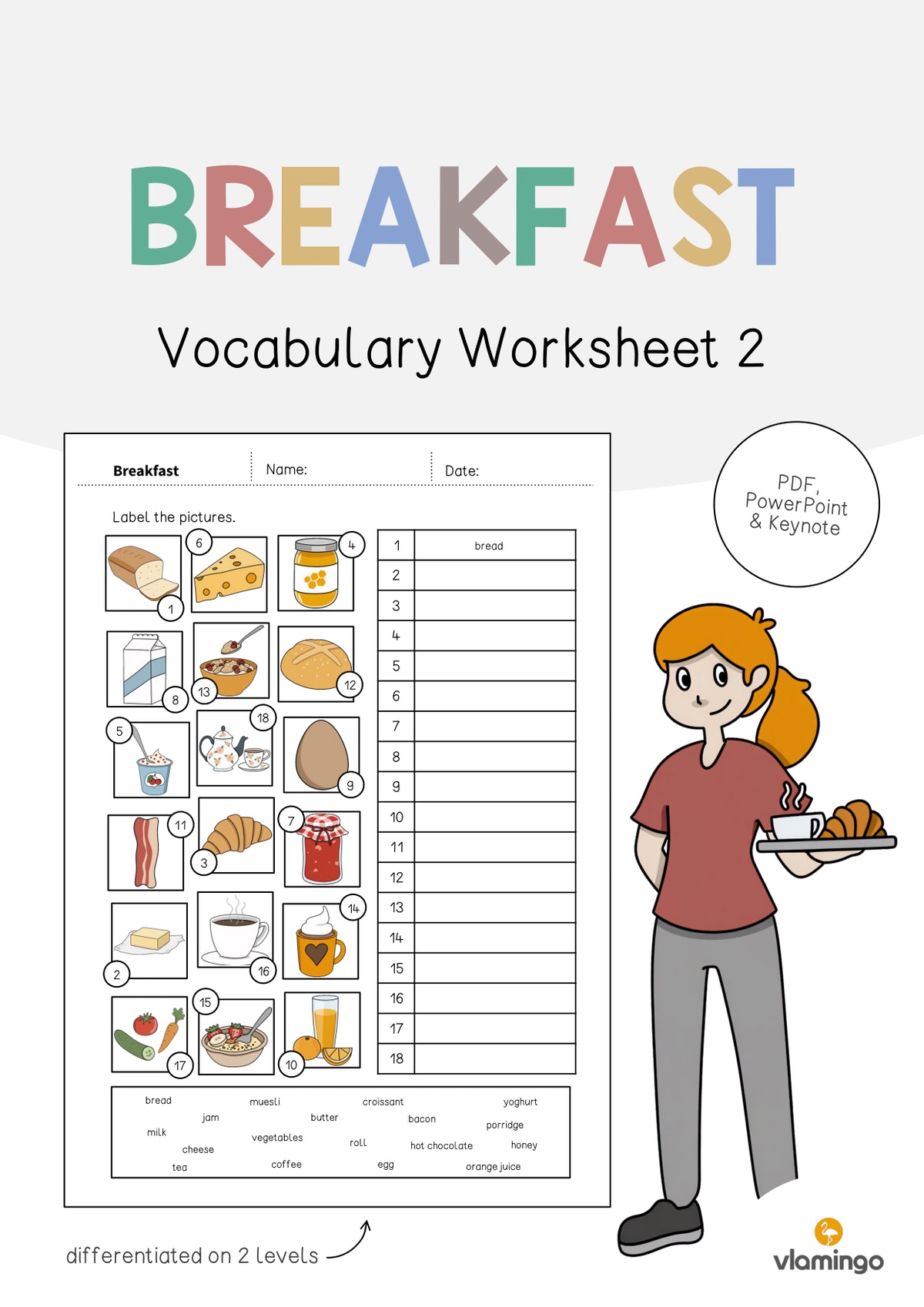 de englisch breakfast vocabulary worksheet 2 001