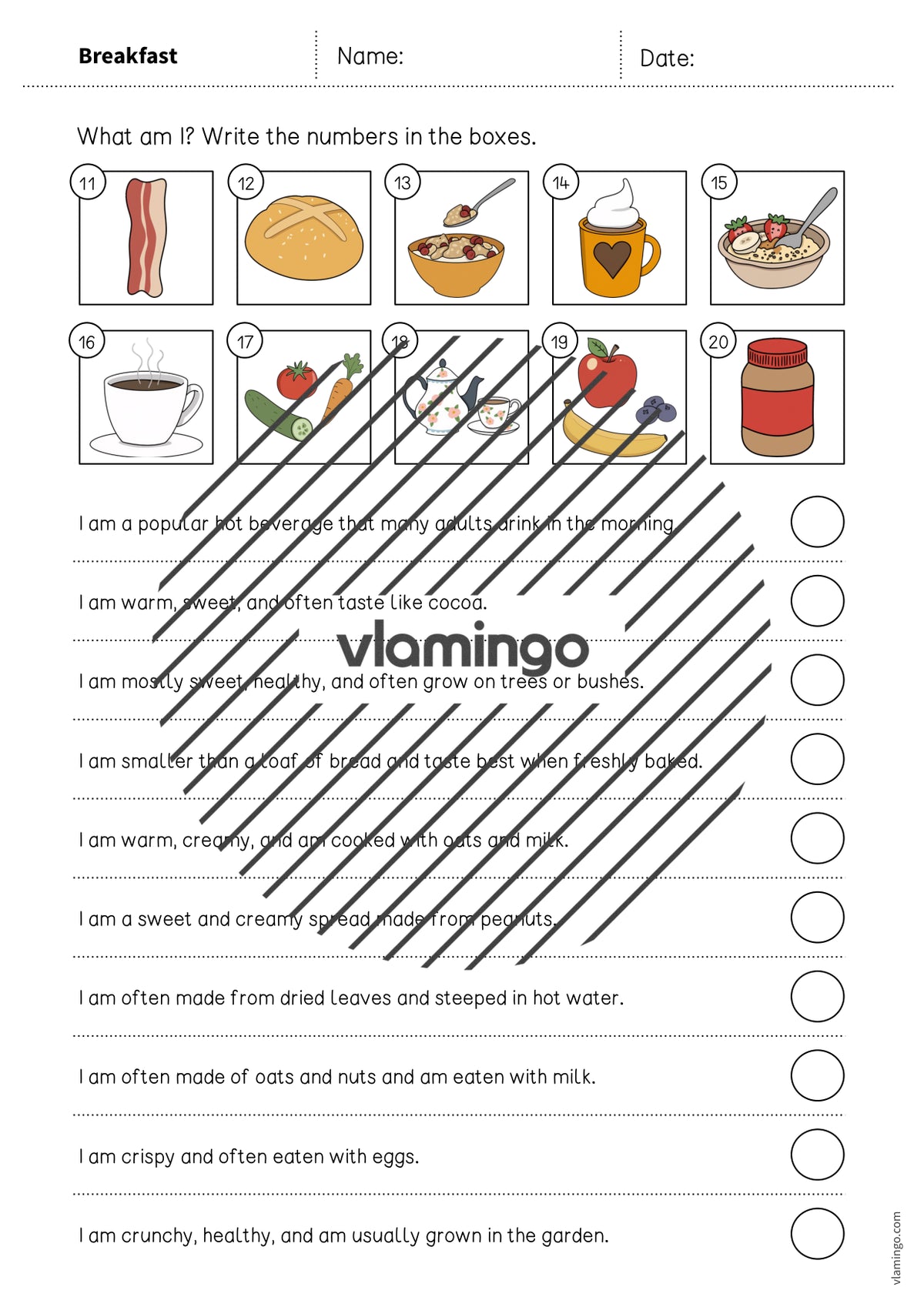 de englisch breakfast what am i worksheet 004