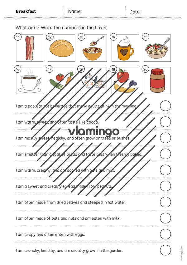 de englisch breakfast what am i worksheet 004