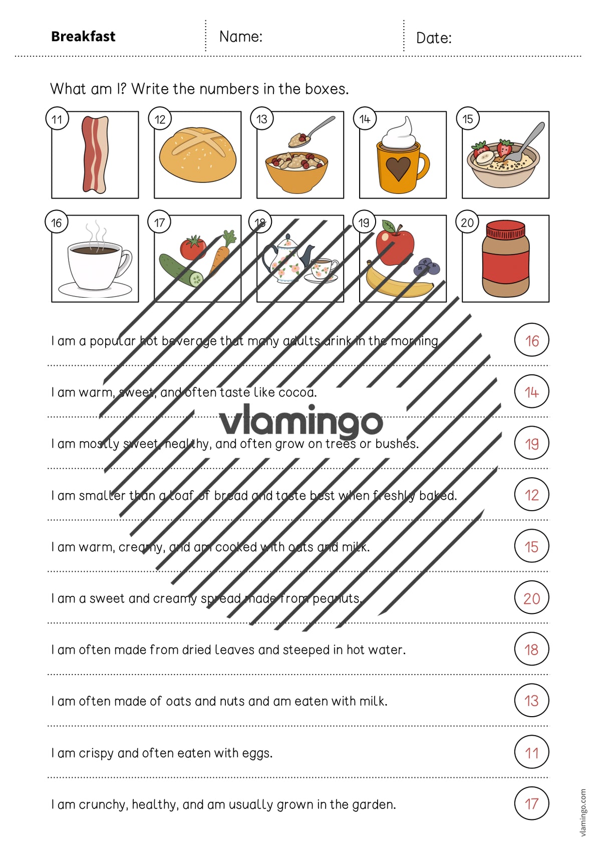 de englisch breakfast what am i worksheet 008