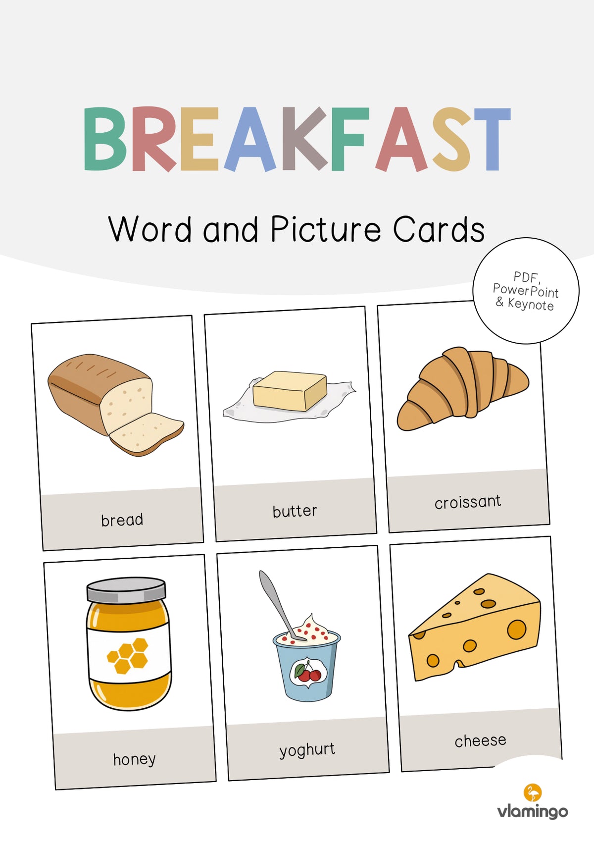de englisch breakfast word and picture cards 001