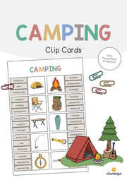 de englisch camping clip cards 001