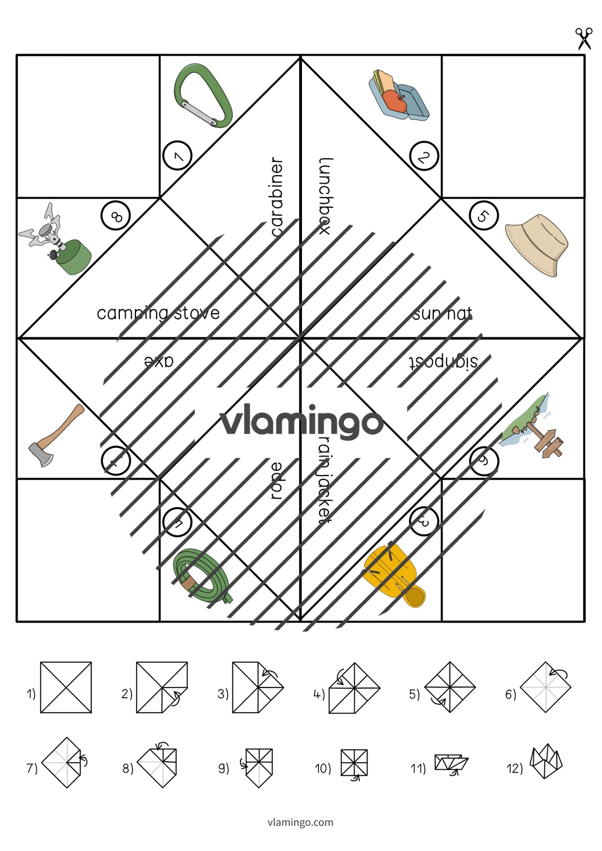 de englisch camping cootie catcher 007