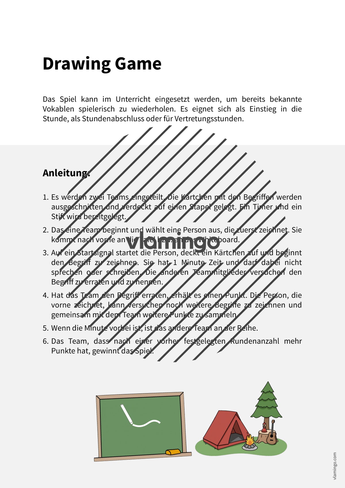 de englisch camping drawing game 002