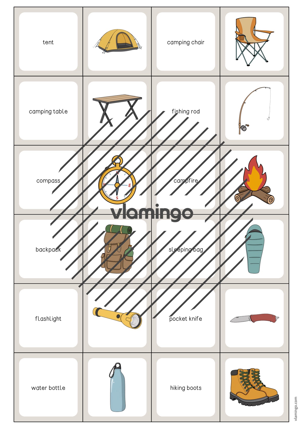 de englisch camping memo game 003
