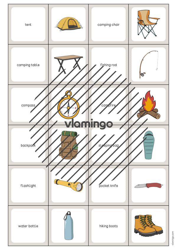 de englisch camping memo game 003