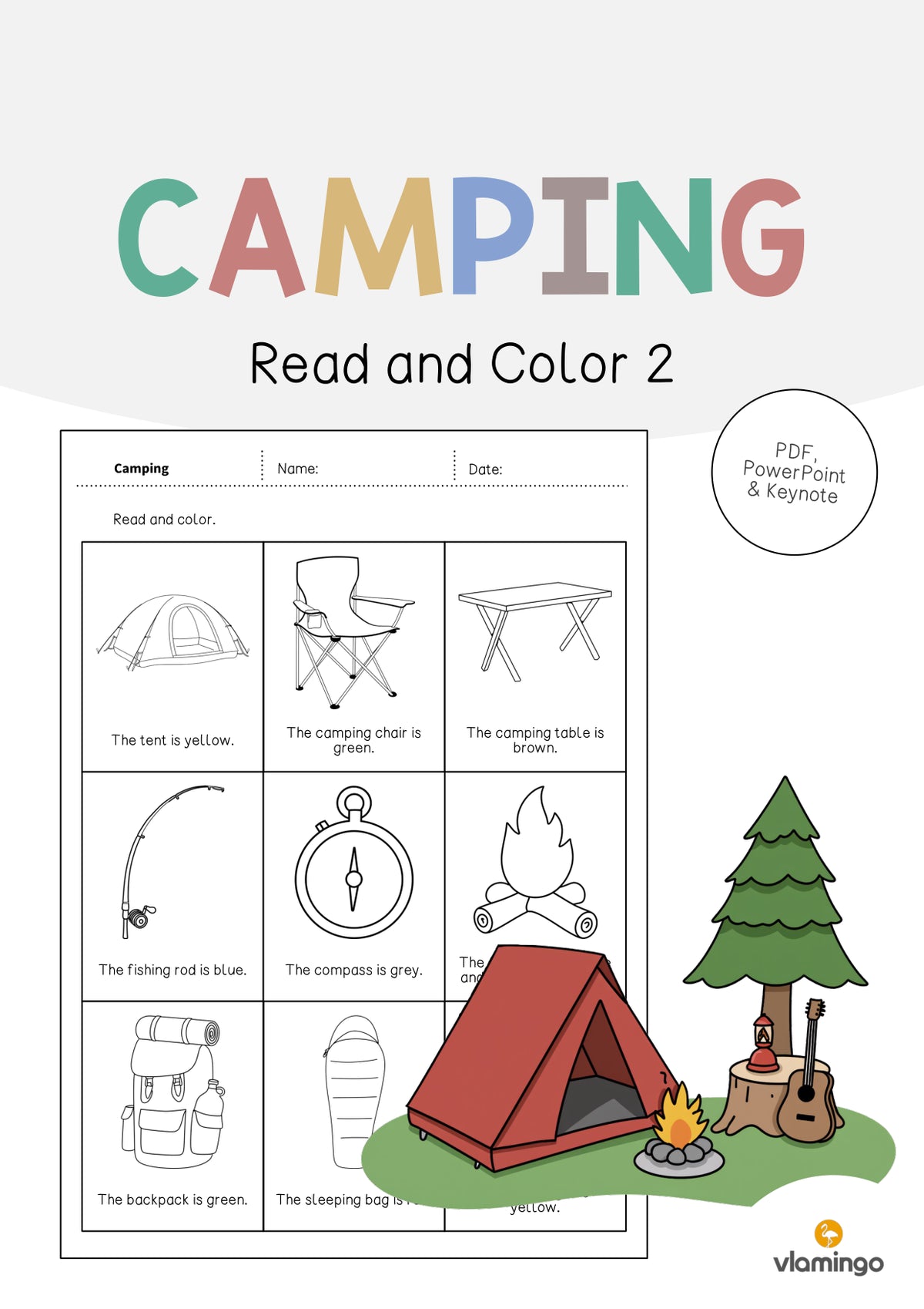 de englisch camping read and color 2 001