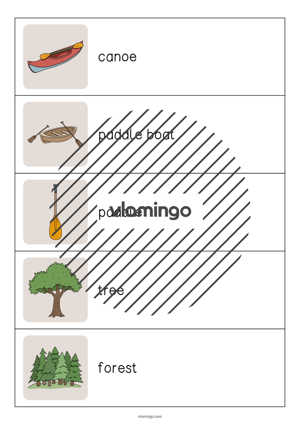 de englisch camping running dictation 010